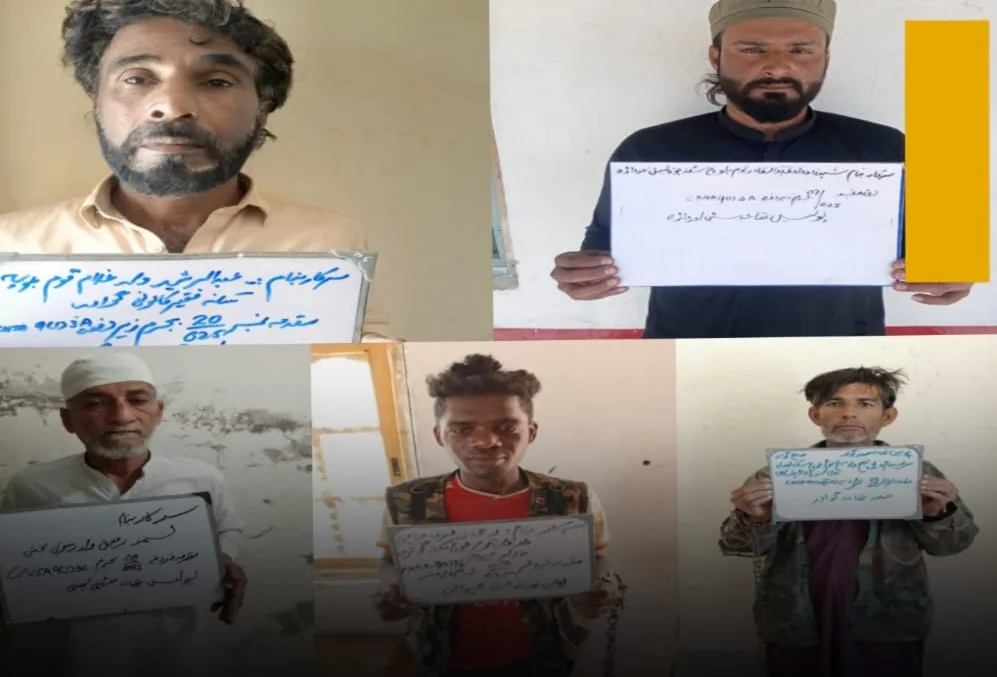 Gwadar Police Arrest Five Suspects and Seize Drugs in Multi-Station Operations