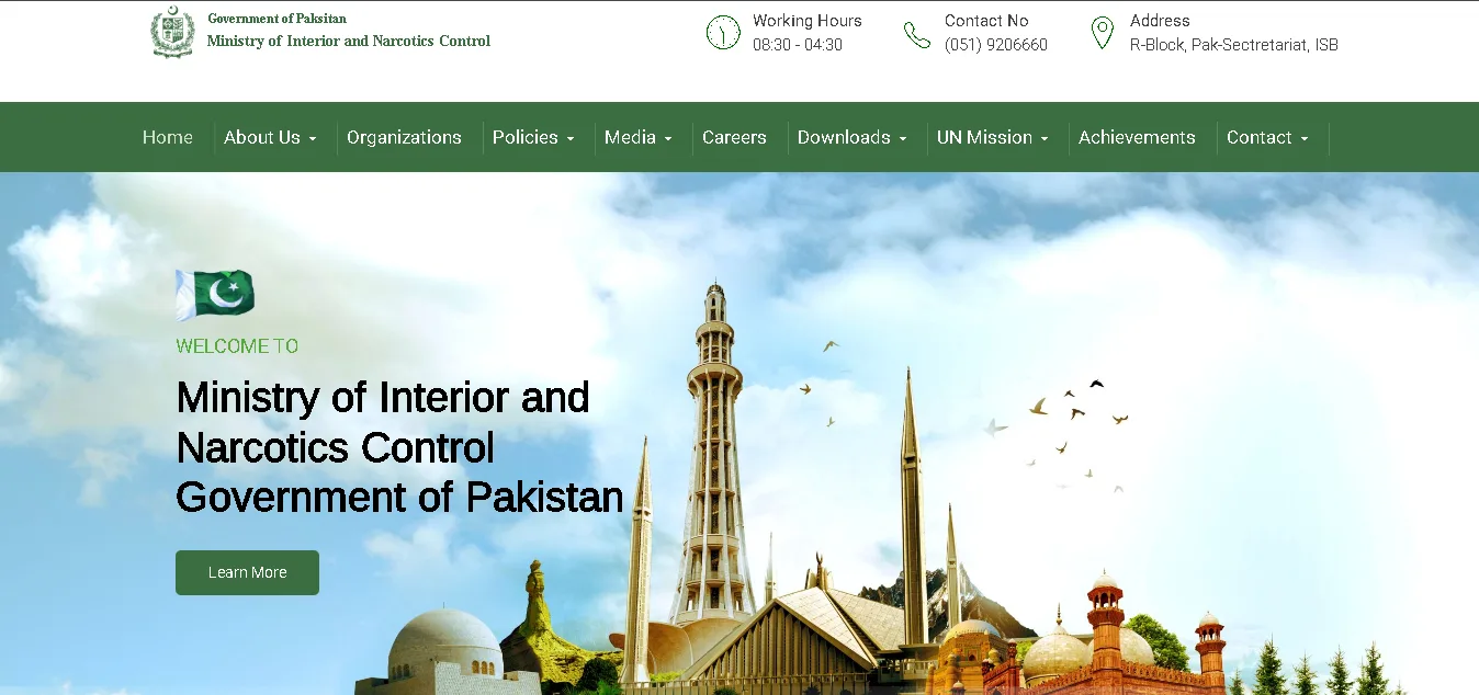 Pakistan Renames Ministry of Interior, Merges Anti-Narcotics Division